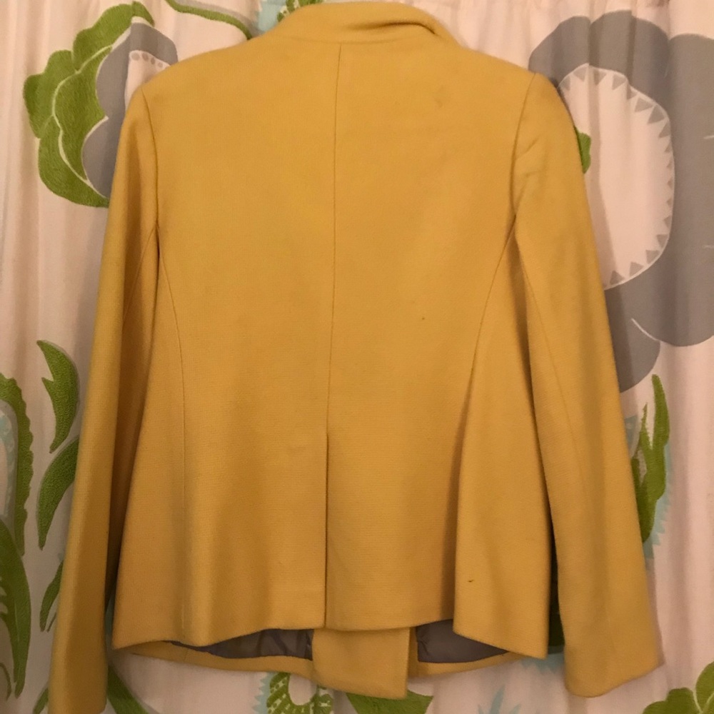 Mint by Jodi Arnold yellow wool jacket - Picture 4 of 6